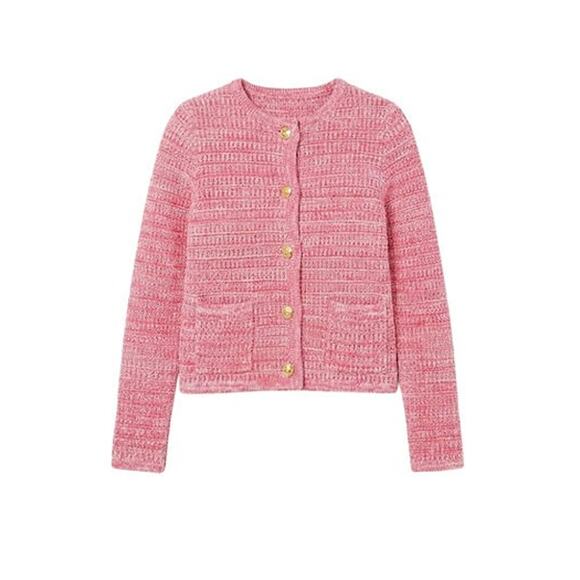 HYACINTH HOUSE Marled Pink Maybourne Cardigan Size XS NWT Retail $158 Tuckernuck - Picture 8 of 8